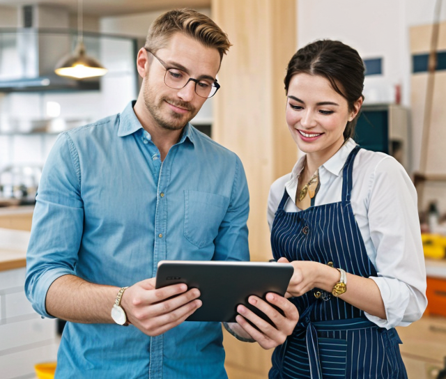 Happy Business Owners